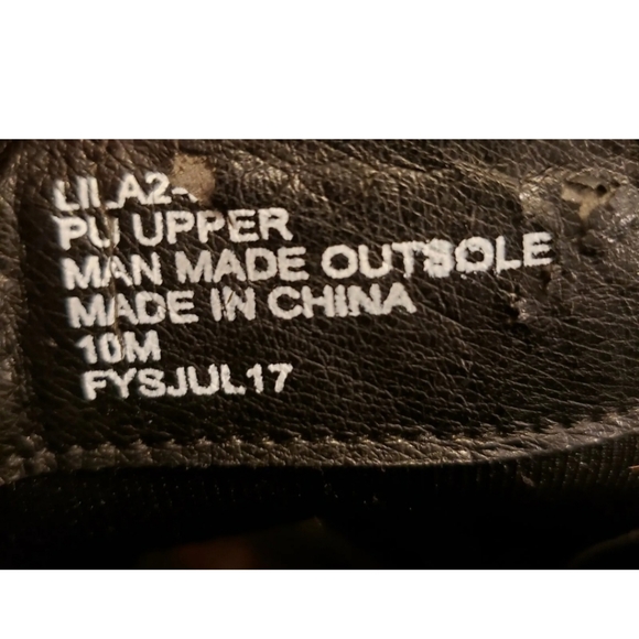 Unionbay Lila 2 Women's Black Combat Boots 10 - Picture 4 of 14